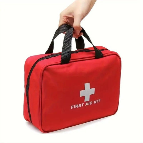 173pcs Large First Aid Kit: Portable Bag